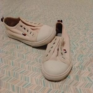 Tommy Hilfiger Pink Canvas Sneakers Low-Top